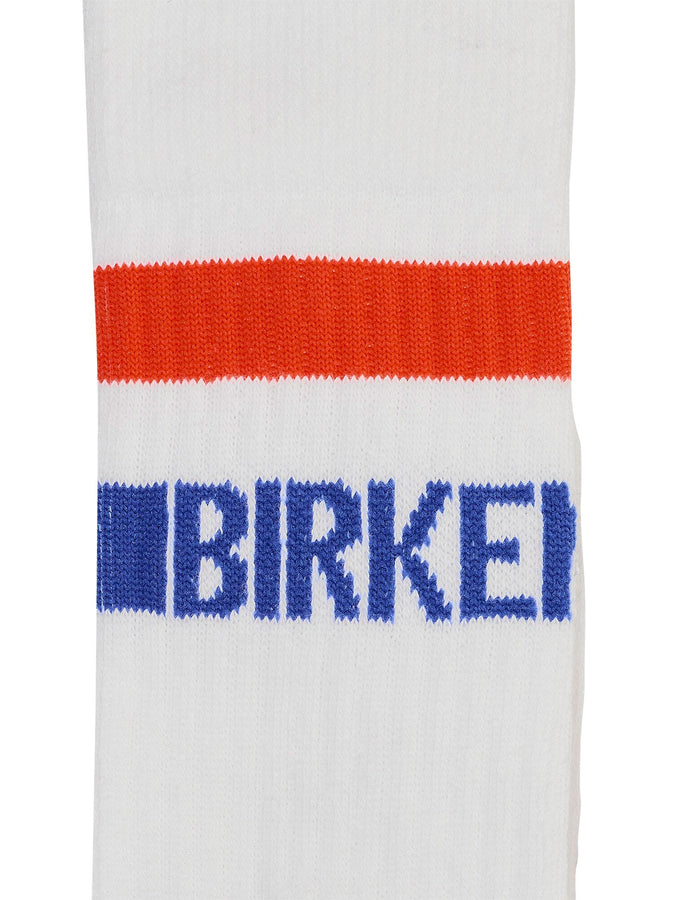 Birkenstock Cotton Stripe White/Red Socks | WHITE/RED