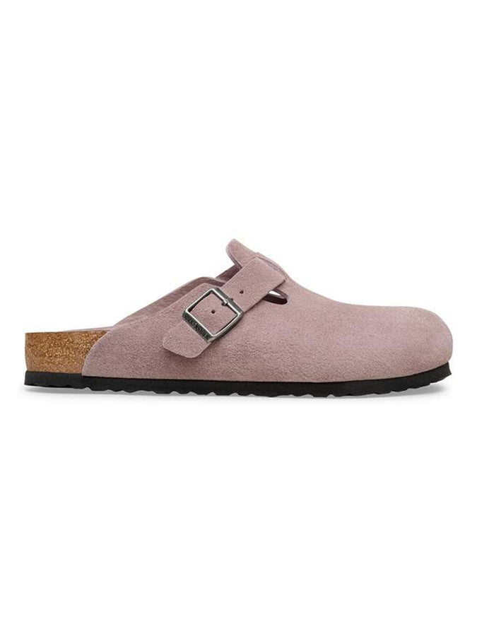 Birkenstock Boston Soft Footbed Suede N Prpl Shoes Spring2026 | FADED PURPLE