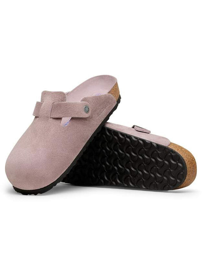 Birkenstock Boston Soft Footbed Suede N Prpl Shoes Spring2026 | FADED PURPLE