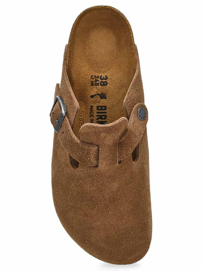 Birkenstock Boston Suede Dark Tea Shoes Fall 2026 | DARK TEA