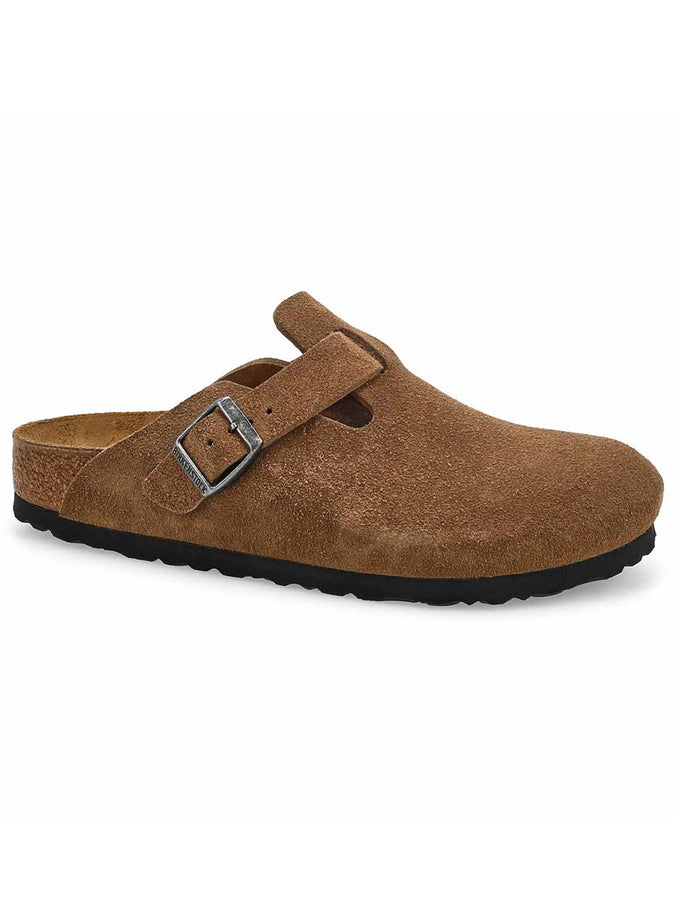 Birkenstock Boston Suede Dark Tea Shoes Fall 2026 | DARK TEA