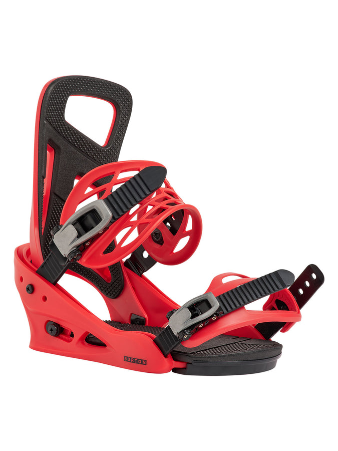 Burton Freestyle Re:Flex Snowboard Bindings 2027 | GERANIUM RED (E8F)