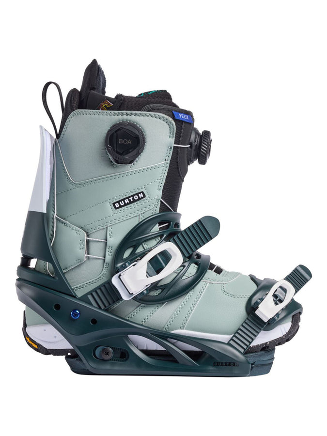 Burton Lexa Re:Flex Snowboard Bindings 2026 | DEEP EMERALD/WHITE (302)