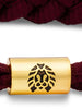 Rastaclat Merlot Braided Bracelet