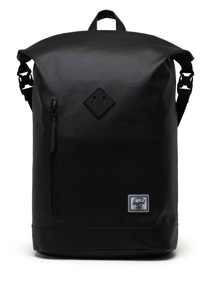 Herschel Roll Top Weather Resistant Backpack |  BLACK (00001)