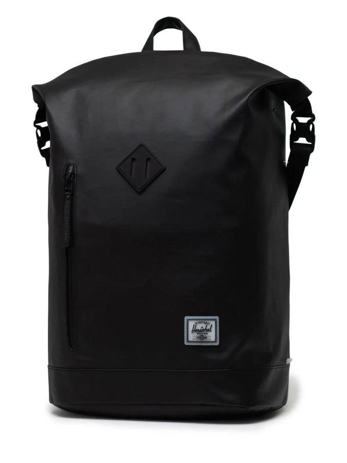 Herschel Roll Top Weather Resistant Backpack |  BLACK (00001)