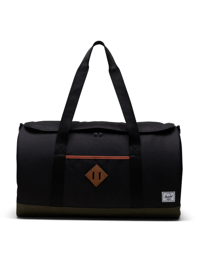 Herschel Heritage Duffle Bag | BLK/IVY GRN/CHTN (05883)