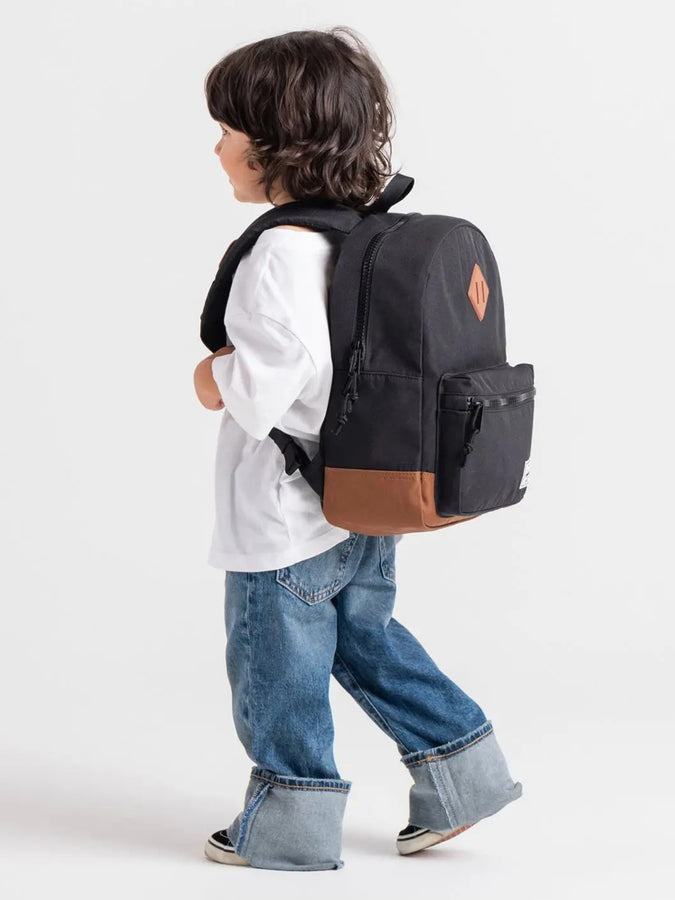 Herschel Heritage Backpack | BLACK/SADDLE BROWN (04735)