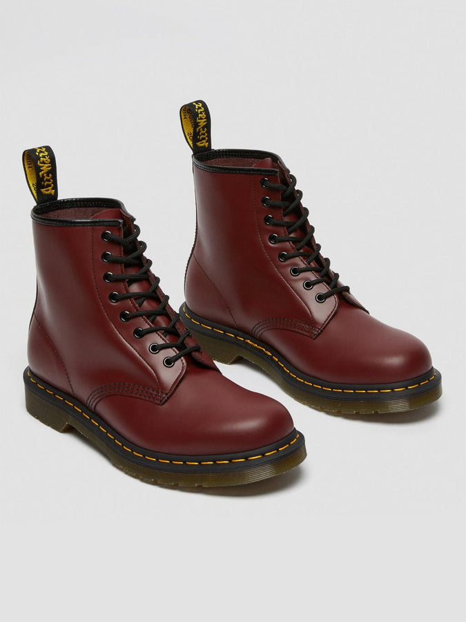 Dr. Martens 1460 Smooth Cherry Red Boots | CHERRY RED