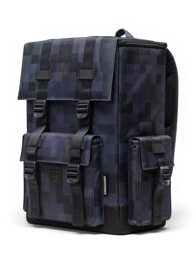 Herschel x Minecraft Little America Cube Backpack | BLACK BLOCK (07814)