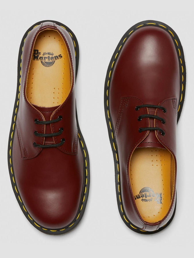 Dr.Martens 1461 Smooth Cherry Red Shoes | CHERRY RED