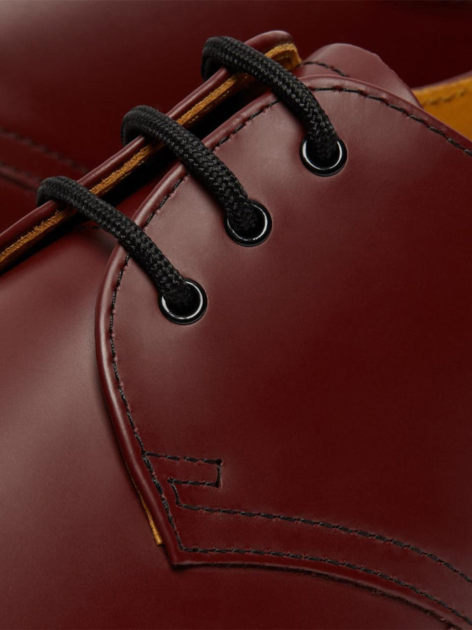 Dr.Martens 1461 Smooth Cherry Red Shoes | CHERRY RED