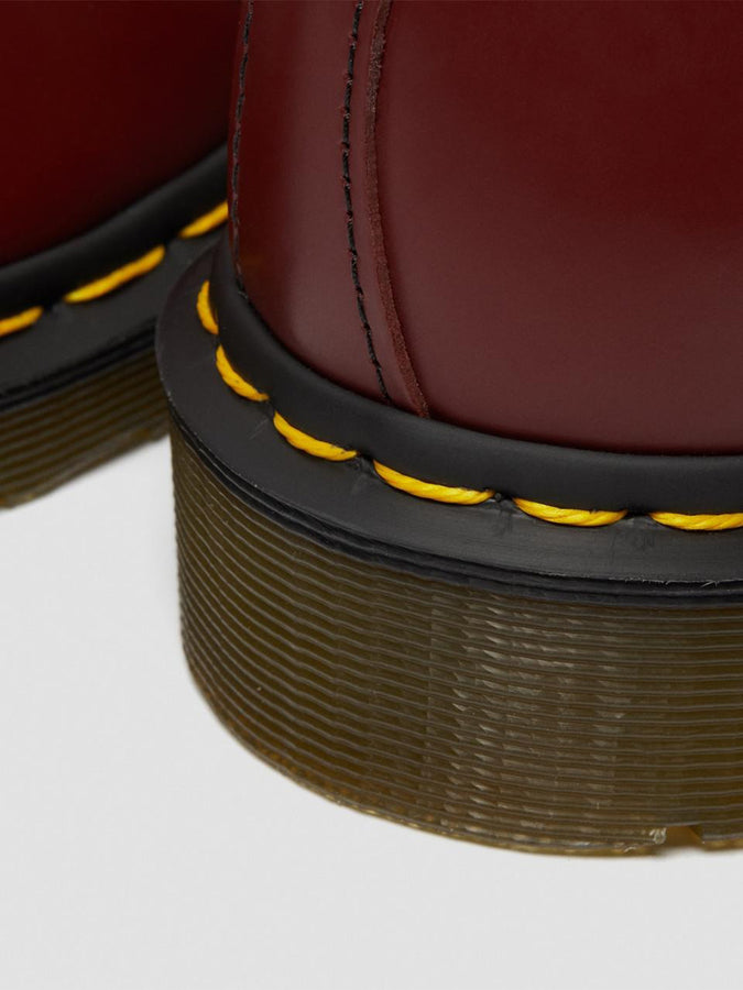 Dr.Martens 1461 Smooth Cherry Red Shoes | CHERRY RED