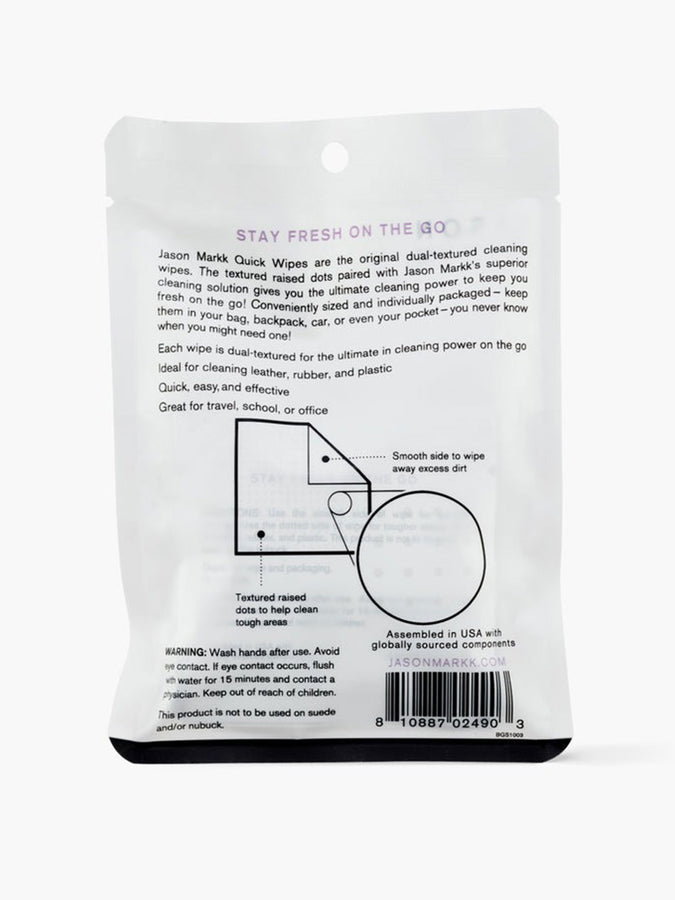 Jason Markk Shoes Quick Wipes 3 Pack | ASSORTED