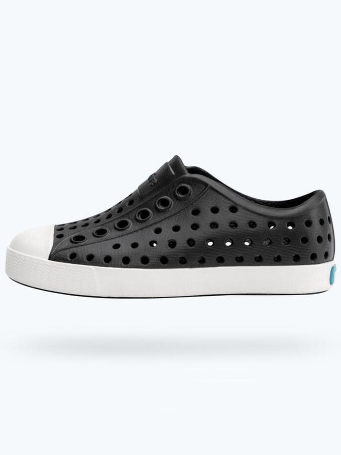 Native Jefferson Jiffy Black/Shell White Shoes | JIFFY BLACK/SHELL WHITE (1105)
