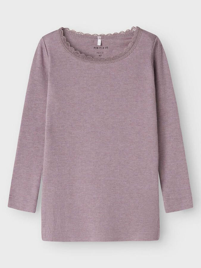 Name It Kab Long Sleeve T-Shirt Spring 2026 | ELDERBERRY