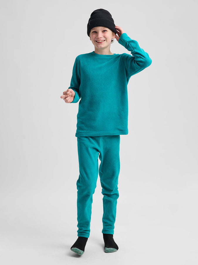 Burton Youth Fleece Base Layer Set 2027 | PACIFIC TEAL (E7L)