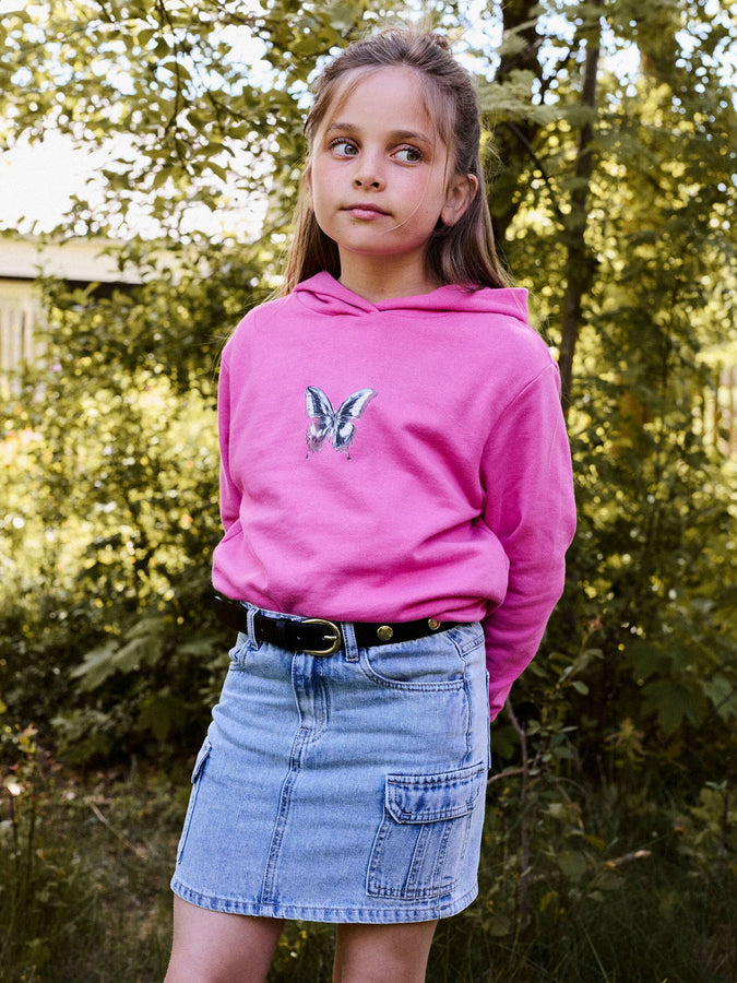 Name It Mella Denim Cardo Skirt (Youth 7-14) Summer 2026 | LIGHT BLUE DENIM