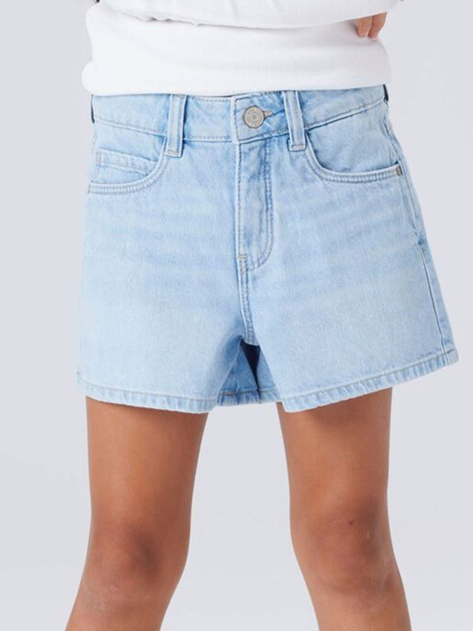 Name It Mom Denim Shorts (Youth 7-14) Summer 2026 | LIGHT BLUE DENIM