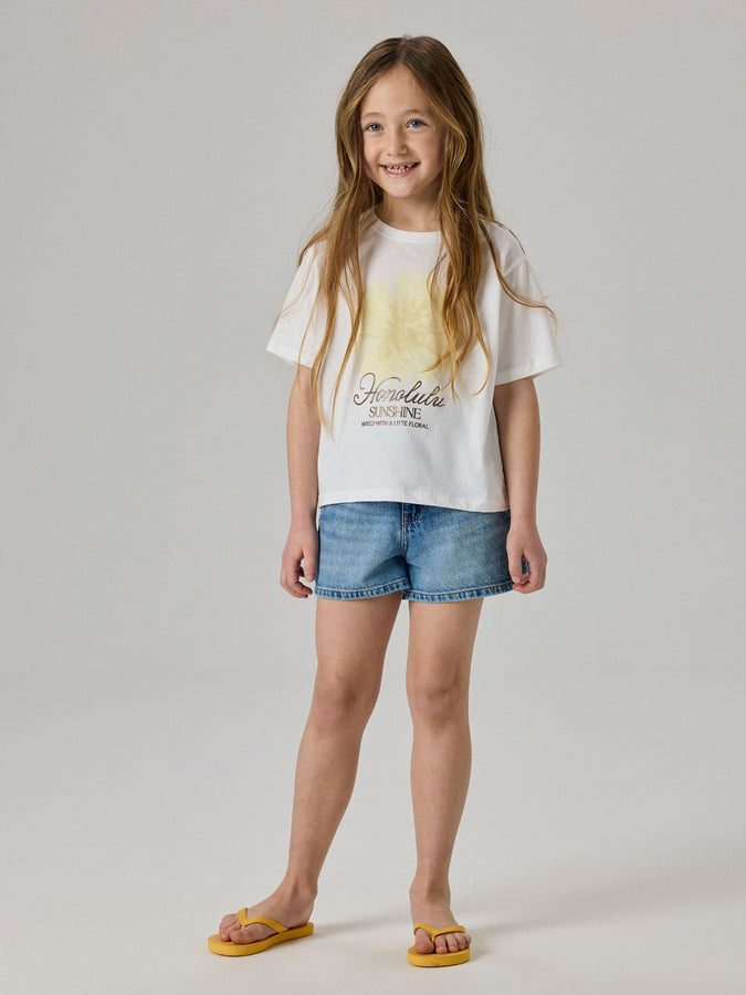 Name It Mom Denim Shorts (Youth 7-14) Summer 2026 | MEDIUM BLUE DENIM