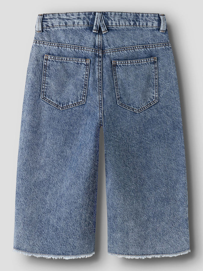 Name It Bella Jorts Medium Blue Demin Shorts (Youth 7-14) Summer 2026 | MEDIUM BLUE DENIM