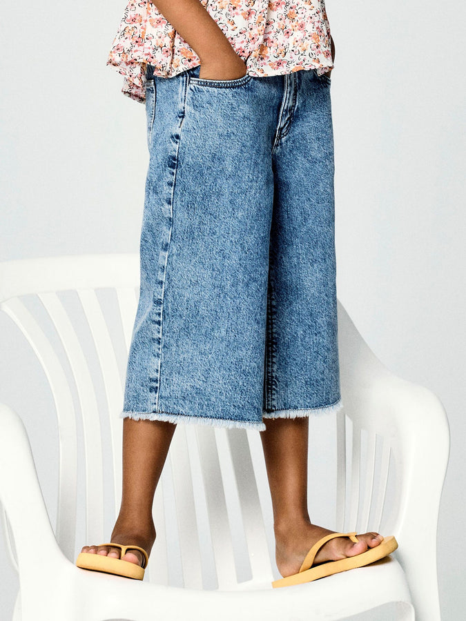 Name It Bella Jorts Medium Blue Demin Shorts (Youth 7-14) Summer 2026 | MEDIUM BLUE DENIM
