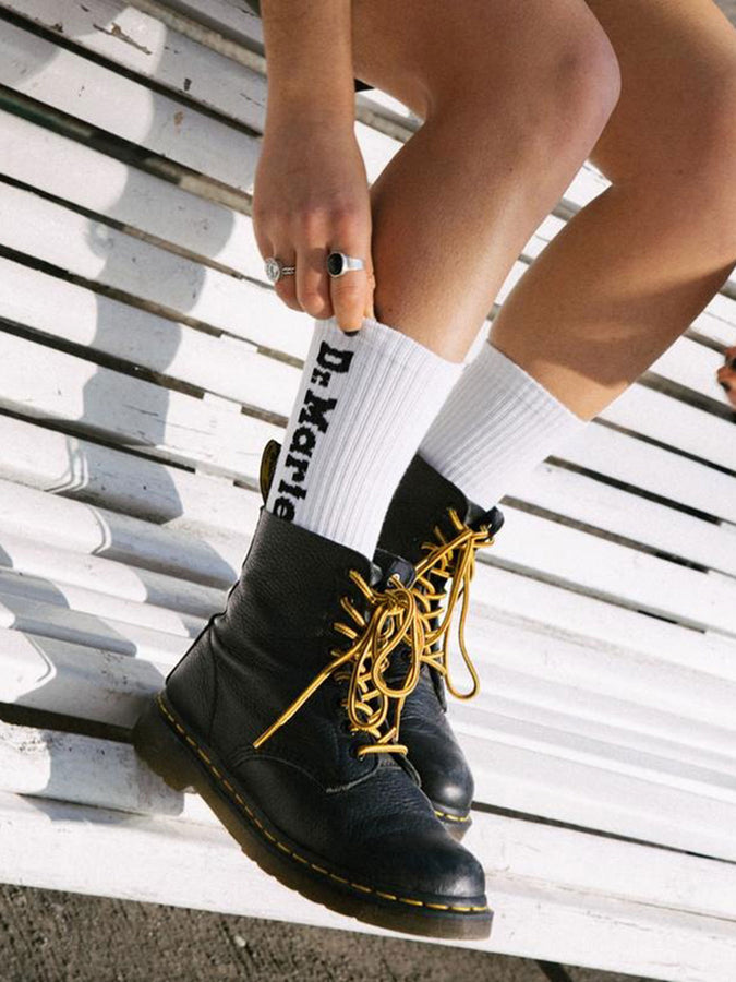 Dr.Martens 1460 Pascal Virginia Black Boots | BLACK