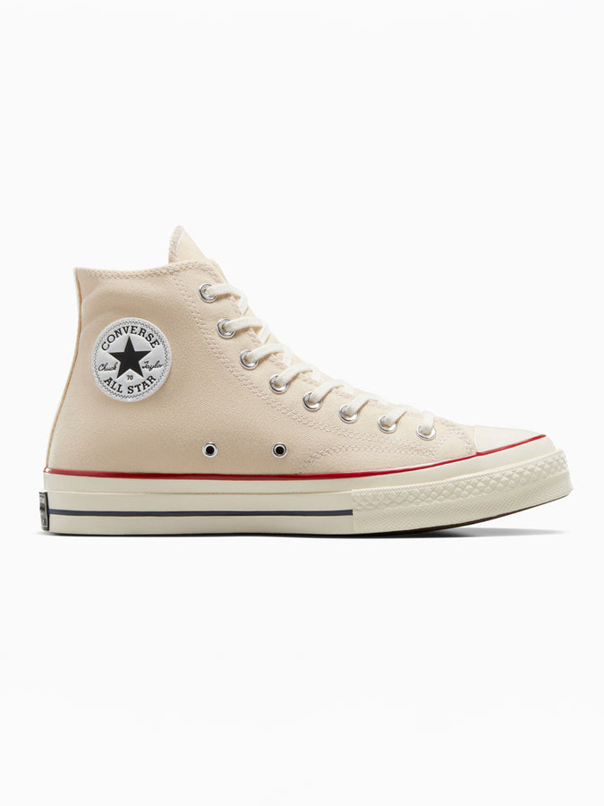 Converse Chuck 70 Canvas Hi Parchement/Garnet/Egret Shoes | PARCHEMENT/GARNET/EGRET