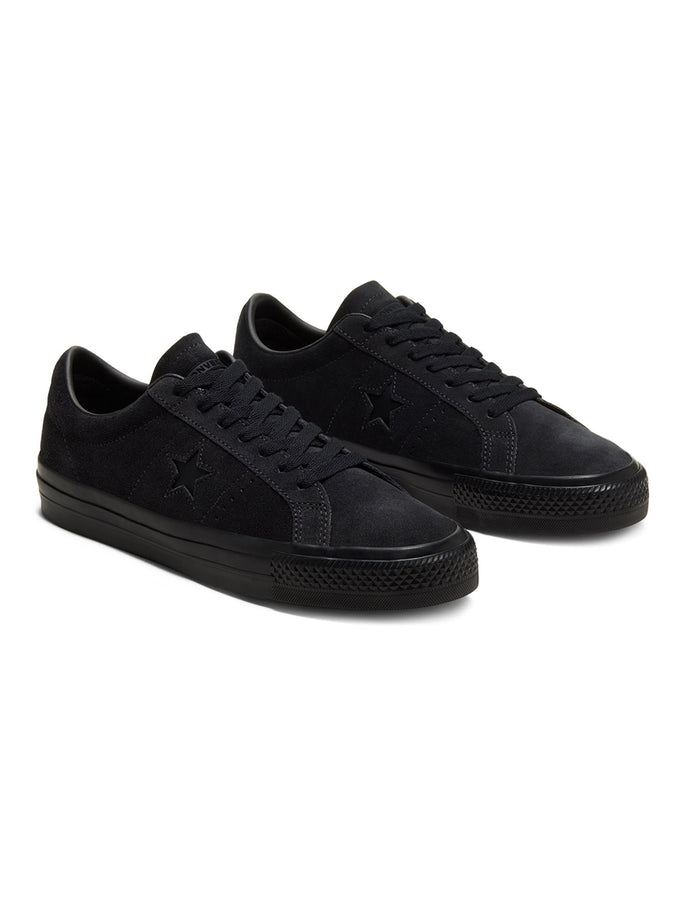 Converse One Star Pro OX Black/Black/Black Shoes | BLACK/BLACK/BLACK