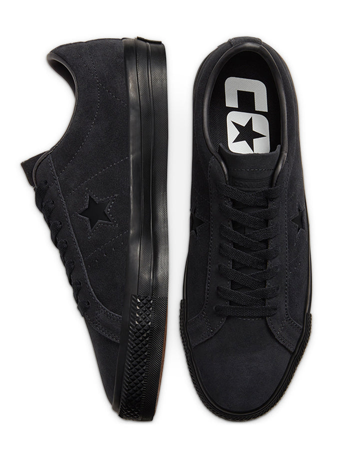 Converse One Star Pro OX Black/Black/Black Shoes | BLACK/BLACK/BLACK