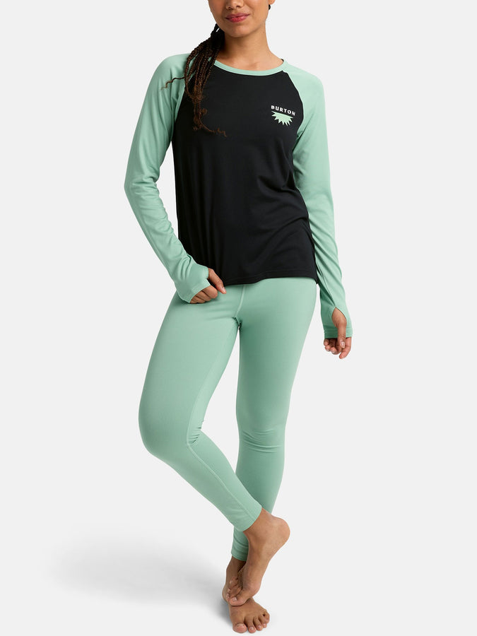 Burton Roadie Tech Midweight Base Layer Winter 2026 | TRUE BLACK/SOFT SAGE (EW7)
