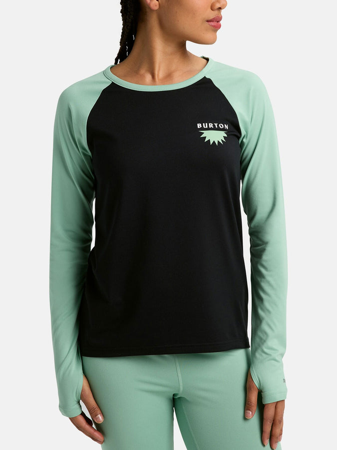 Burton Roadie Tech Midweight Base Layer Winter 2026 | TRUE BLACK/SOFT SAGE (EW7)