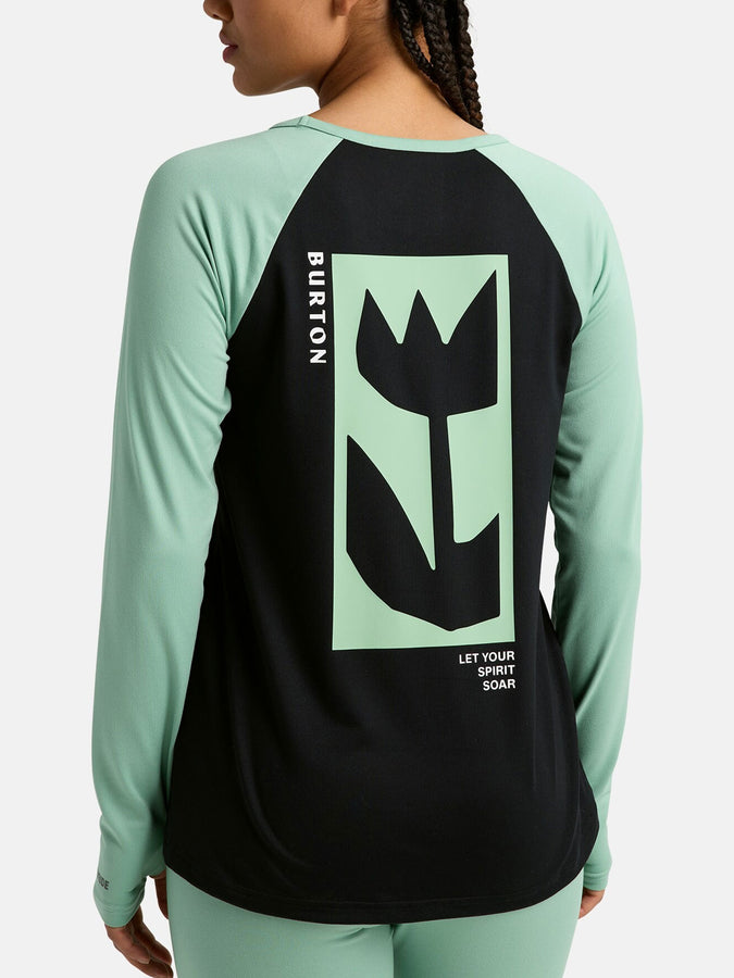 Burton Roadie Tech Midweight Base Layer Winter 2026 | TRUE BLACK/SOFT SAGE (EW7)
