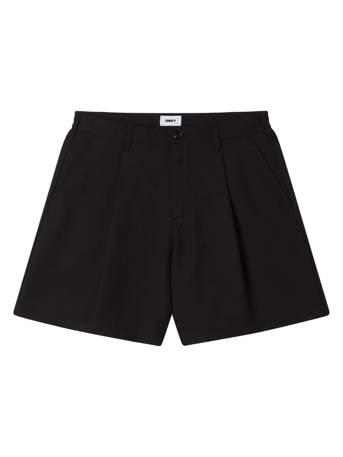Obey Dean Pleated Shorts Spring 2026 | BLACK (BLK)