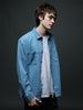 Obey Charlie Denim Long Sleeve Buttondown Shirt Fall 2026
