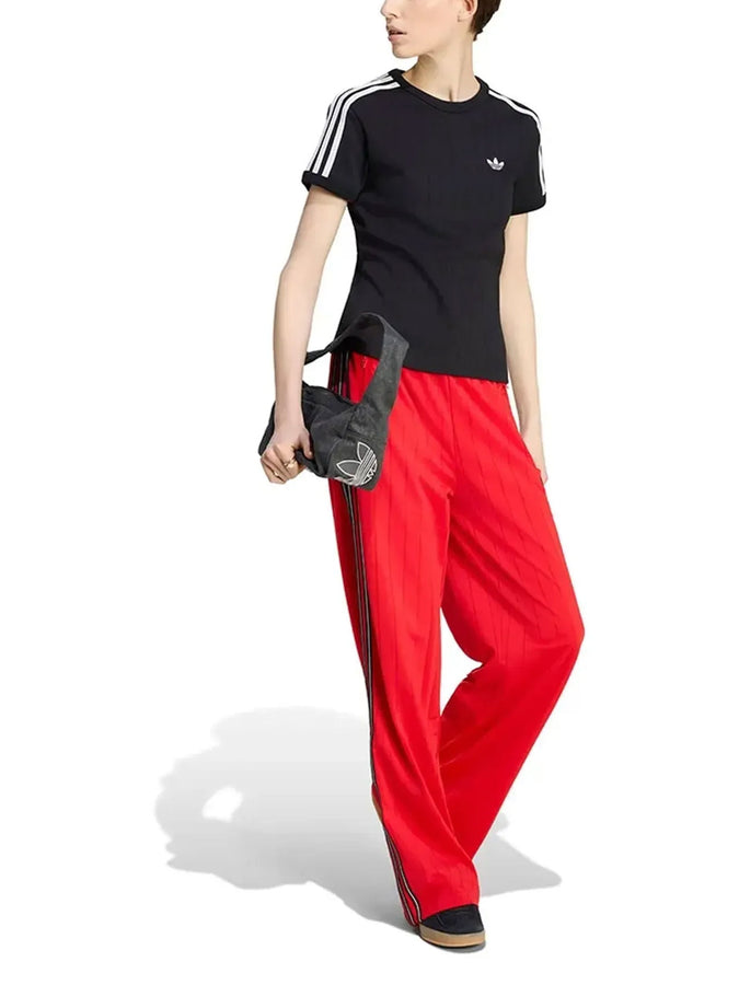 Adidas Pinstripe Black T-Shirt Fall 2026 | BLACK/WHITE