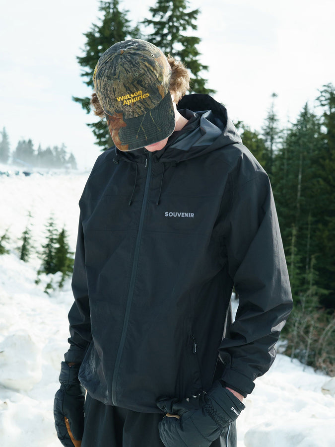 Souvenir 2.5 Ply Recession Jacket Winter 2026 | BLACK
