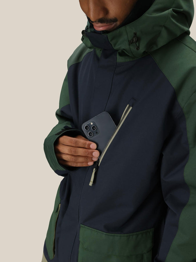 686 Nightline Insulated Jacket Winter 2026 | NAVY COLORBLOCK (NVCB)
