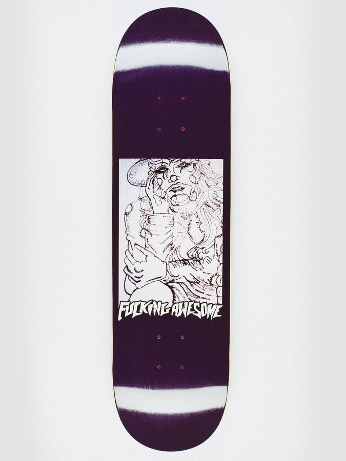 Fucking Awesome Louie Lopez Mural Twin Tail Skateboard Deck | PURPLE
