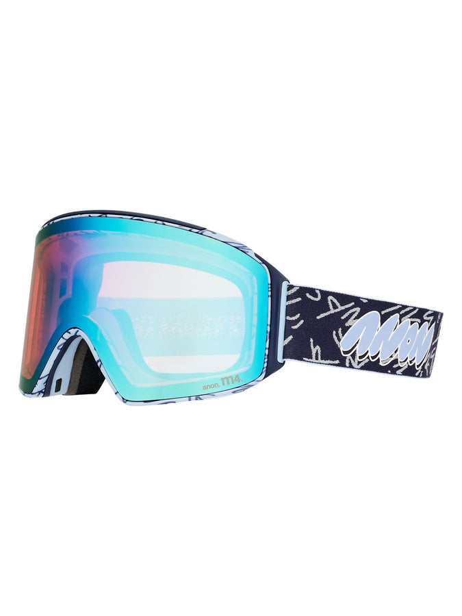 Anon x Lucas B M4 Midnight Gus + Bonus Lens + MFI Mask Goggle | MDNGHTGS/PRCV VRBL BLUE (18X)