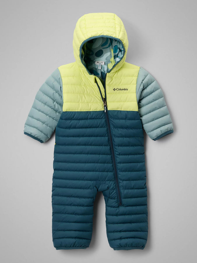 Columbia Powder Lite II Rvrsble Bunting One Piece Winter 2026 | EVRBL/NEON LGT/DINFLAUGE (429)
