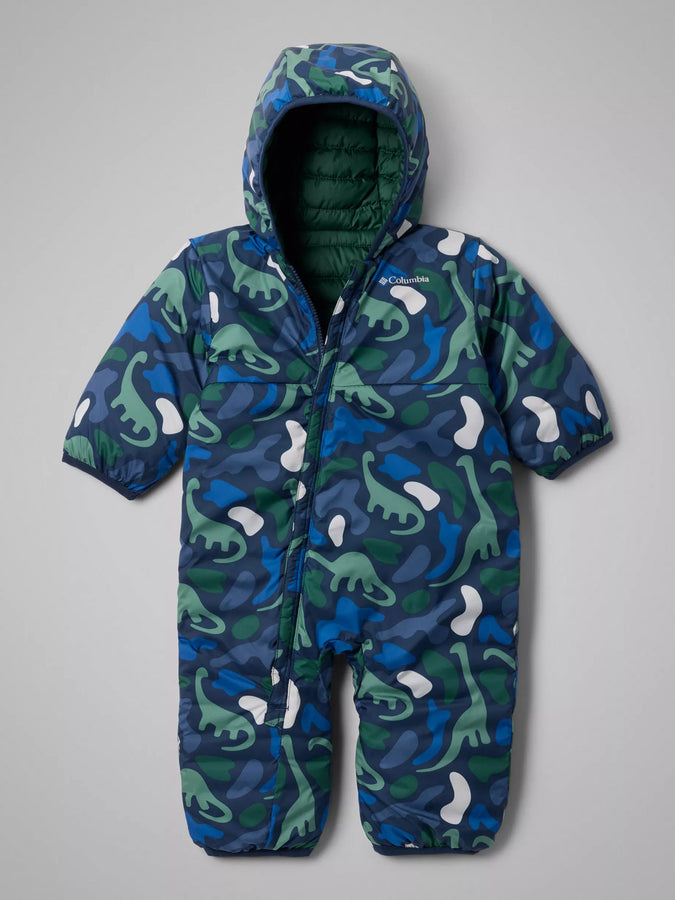 Columbia Powder Lite II Rvrsble Bunting One Piece Winter 2026 | CLLGT NVY/RNFRST/MNT BLU (464)