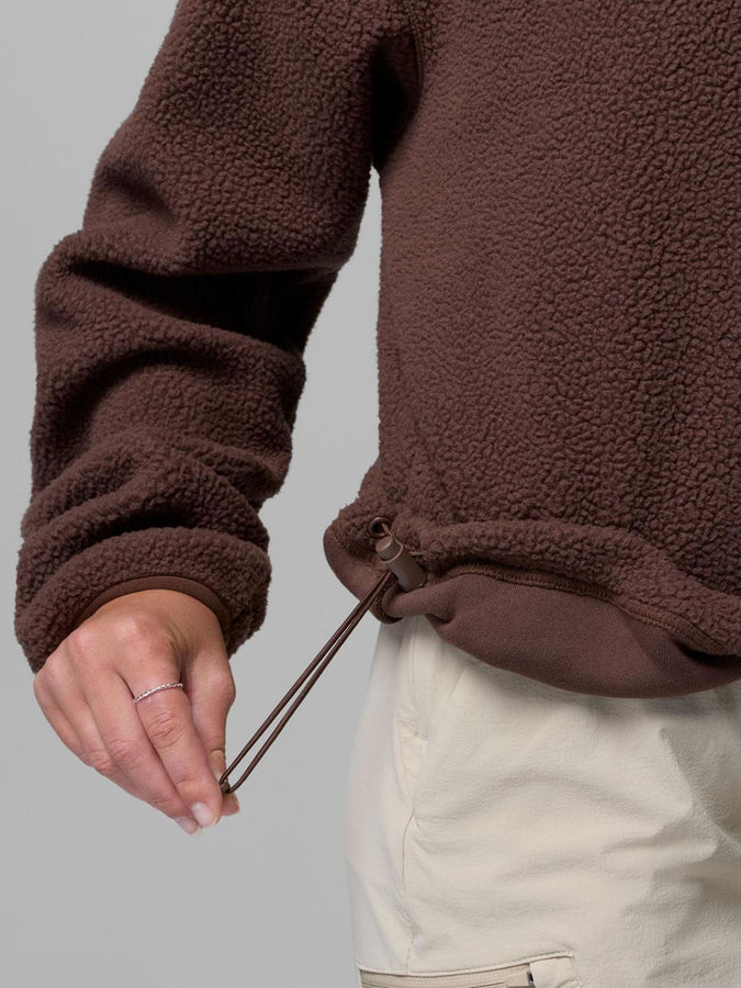 Columbia Helvetia II Cropped 1/2 Snap Fleece Jacket Fall 2026 | TOBACCO (258)