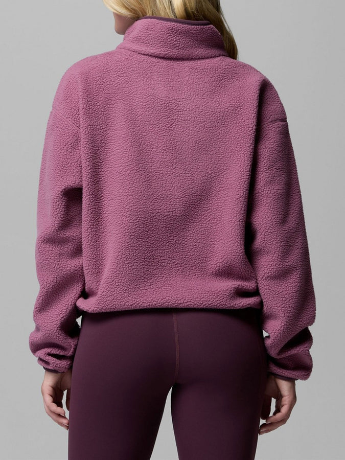 Columbia Helvetia II Cropped 1/2 Snap Fleece Jacket Fall 2026 | ANTQ MAUVE/MNRL PNK/MNVT (552)