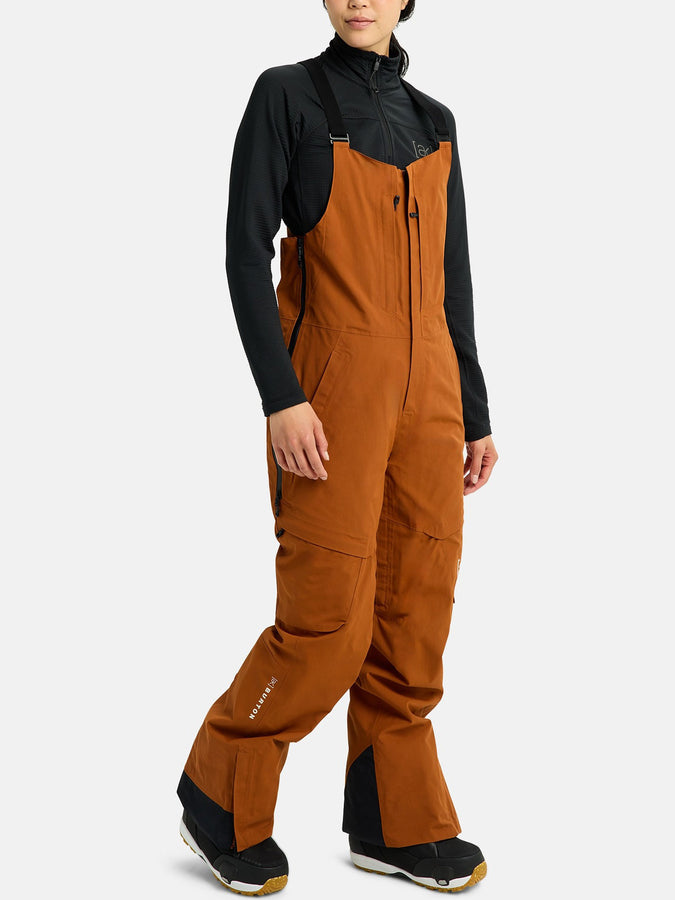 Burton GORE-TEX [ak] Kimmy Bib Winter 2026 | CHESTNUT BROWN (EZA)
