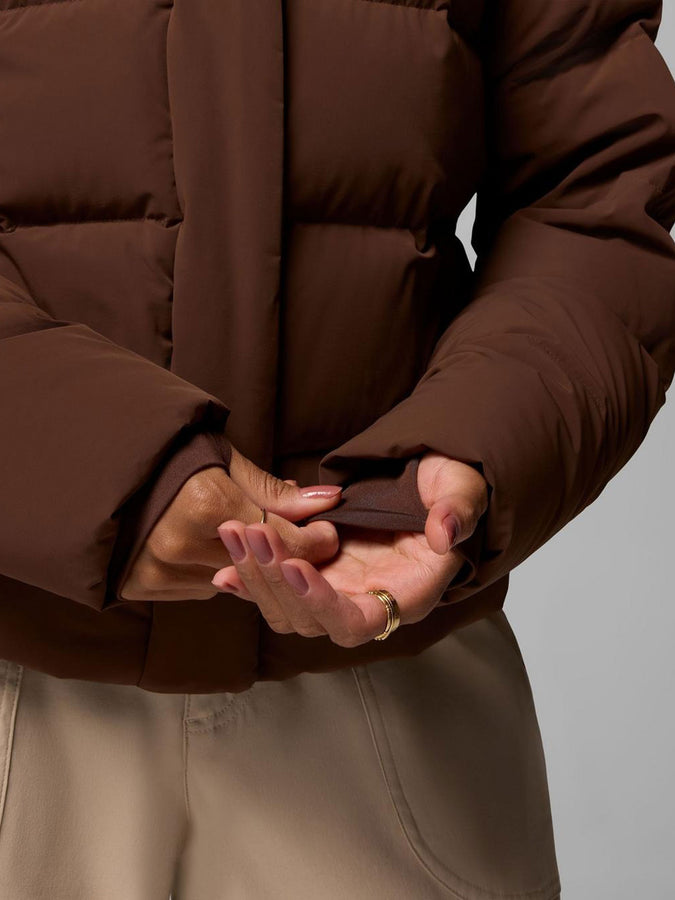 Columbia Amaze Puff Hooded Jacket Fall 2026 | TOBACCO (256)