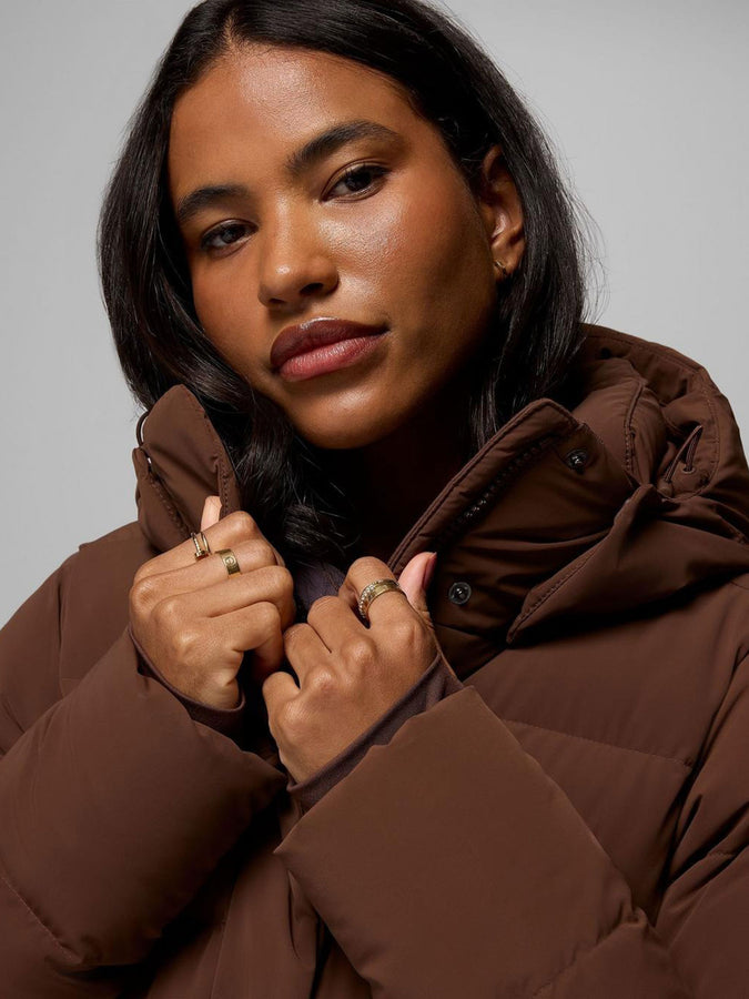 Columbia Amaze Puff Hooded Jacket Fall 2026 | TOBACCO (256)