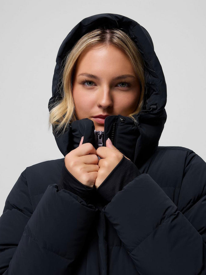 Columbia Amaze Puff Long Hooded Jacket Fall 2026 | BLACK (010)