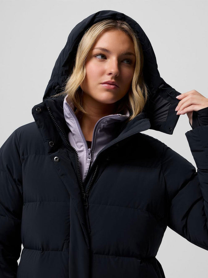 Columbia Amaze Puff Long Hooded Jacket Fall 2026 | BLACK (010)