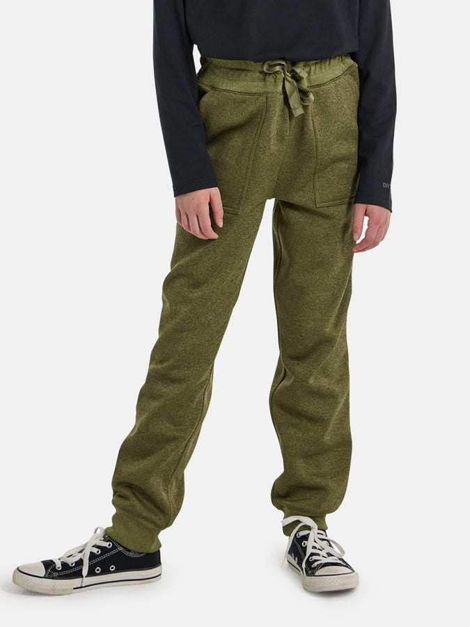 Burton Oak Kids Fleece Pants | MARTINI OLIVE HTR (300)